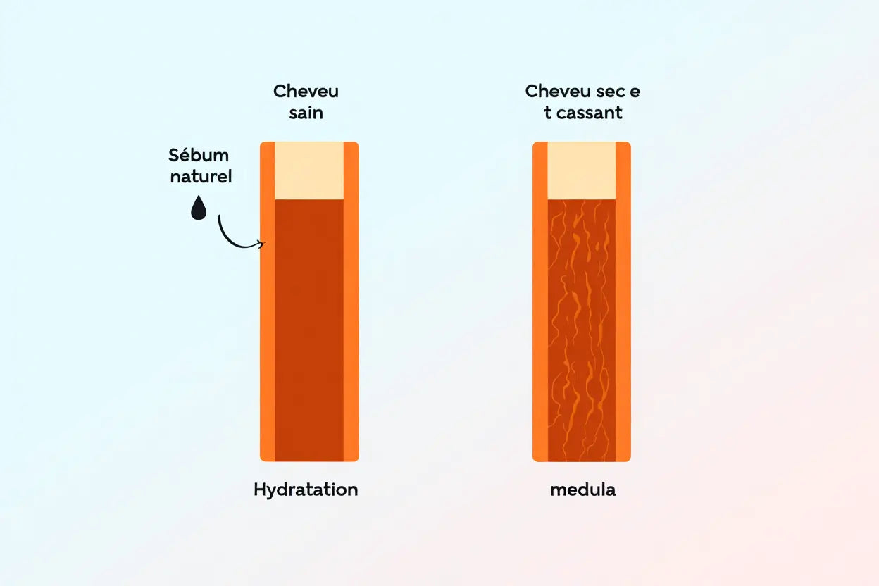 Cheveux secs et cassants : causes et conseils efficaces Image