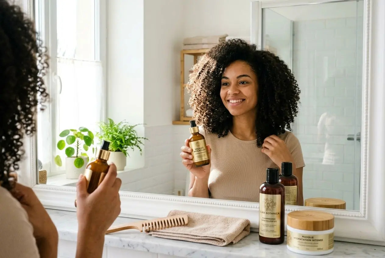 Routine cheveux bouclés secs : guide étape par étape Image