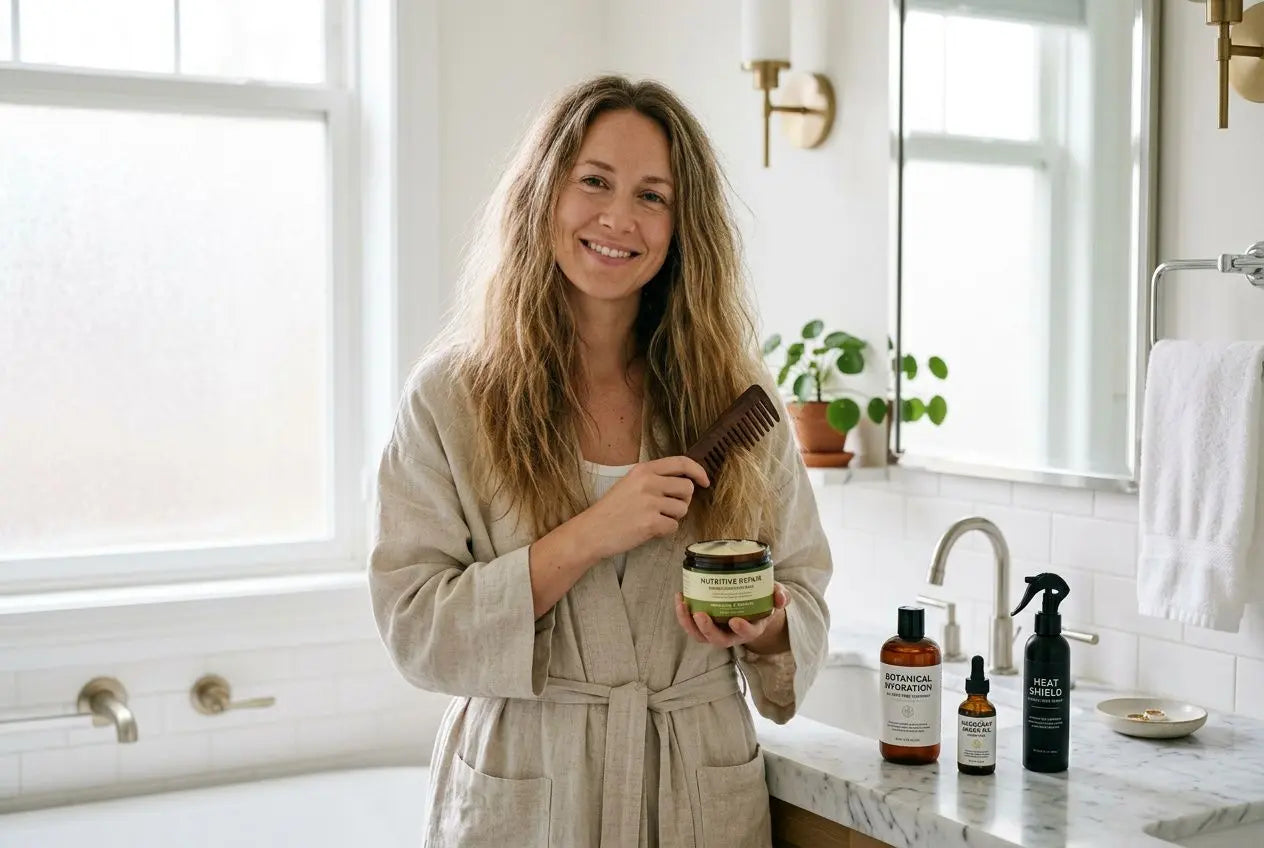 Routine cheveux secs : conseils et traitement pour vos cheveux Image