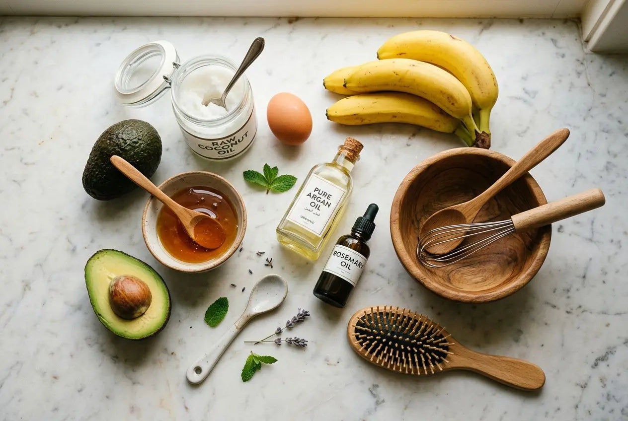 Traitement de cheveux fait maison : recette de masque naturel Image